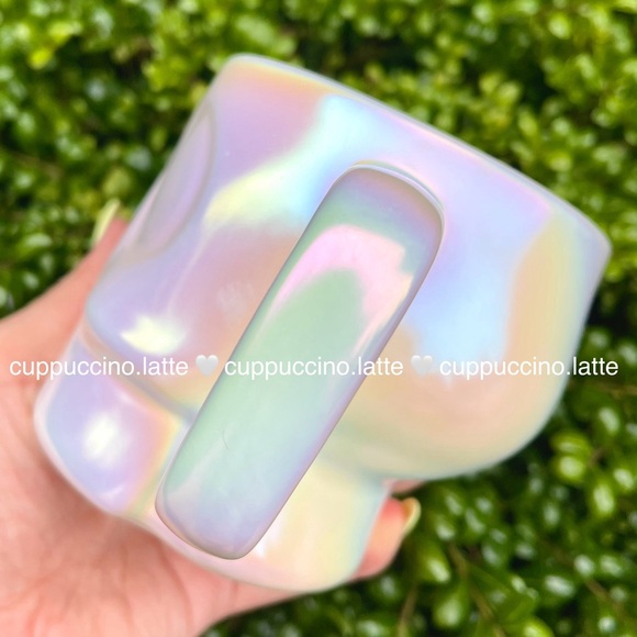 💀RESERVED💀Starbucks 2024 Halloween White Iridescent Sugar Skull Ceramic Mug - Picture 5 of 6